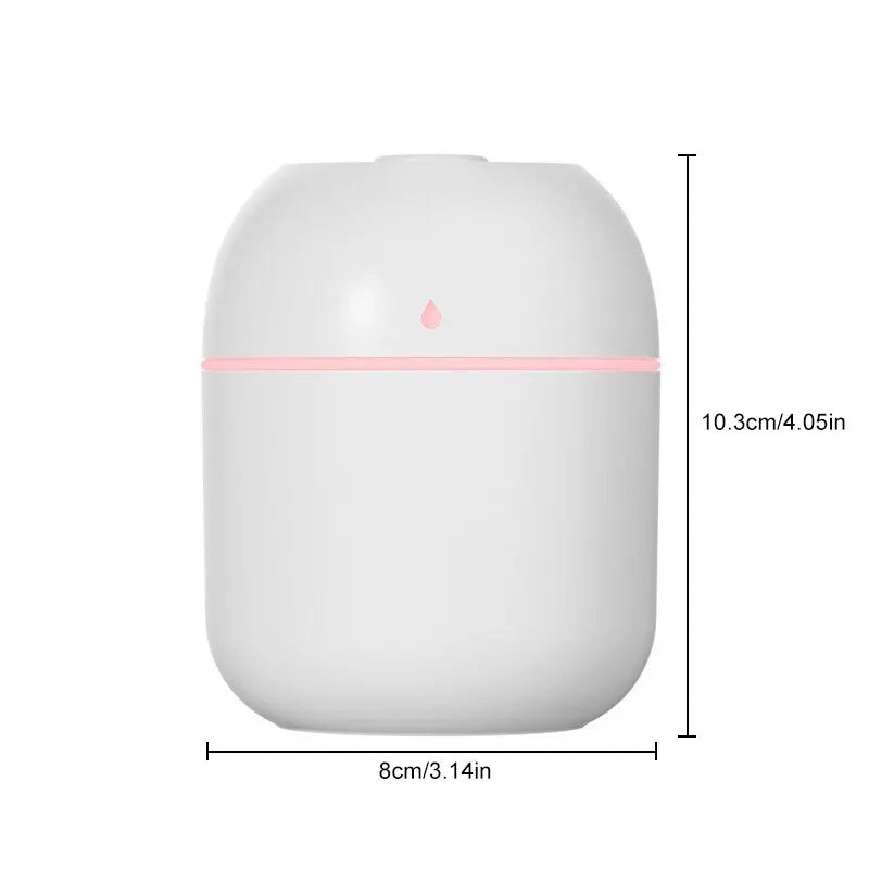 Portable Water Drop Humidifier USB Desktop Indoor Air Atomization Humidifier Household Mute Large Spray Humidifier